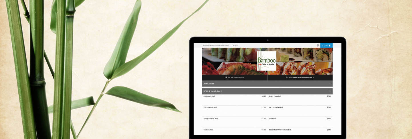 Bamboo background order online